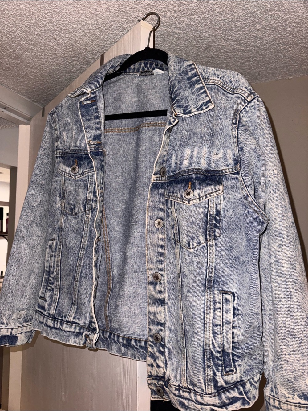 Highway Jeans Acid-Wash Light Blue Denim Jacket